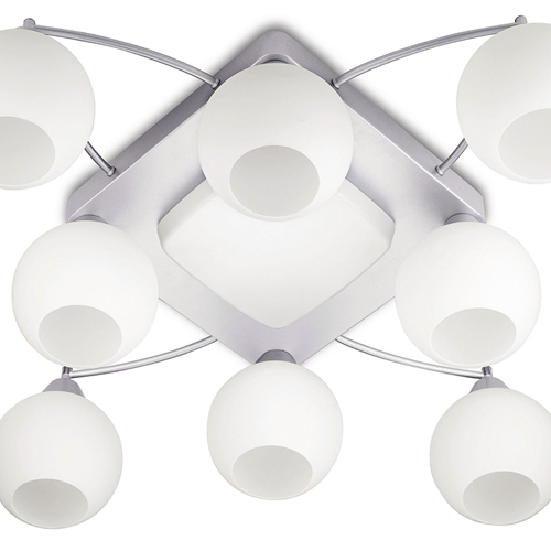 30375 ceiling lamp white 10x24W 230V